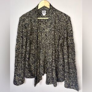 ANNE KLEIN Marled Cardigan Sweater